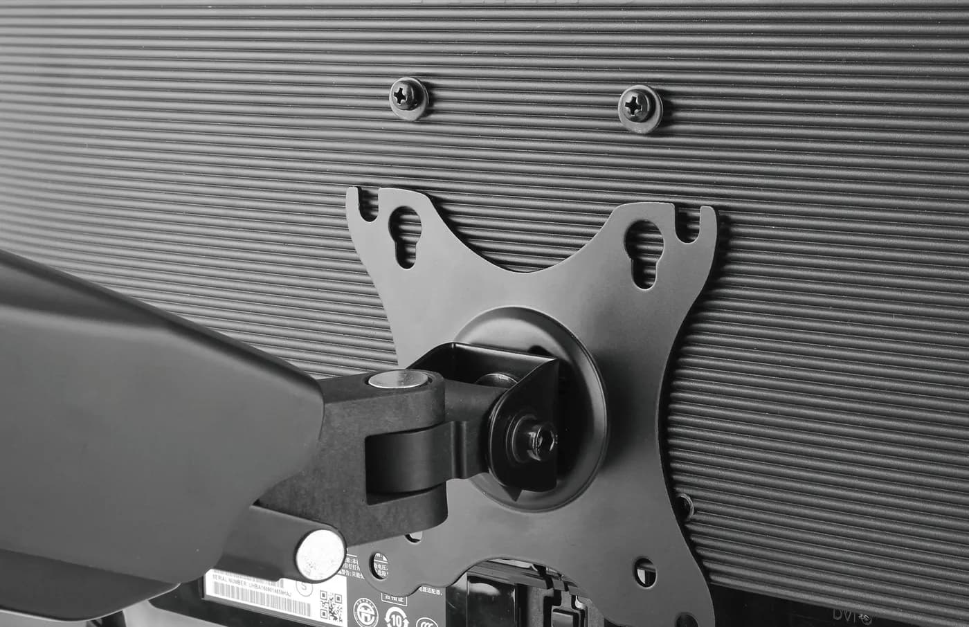 Manhattan Soporte de aluminio con pistón de gas para un monitor 7