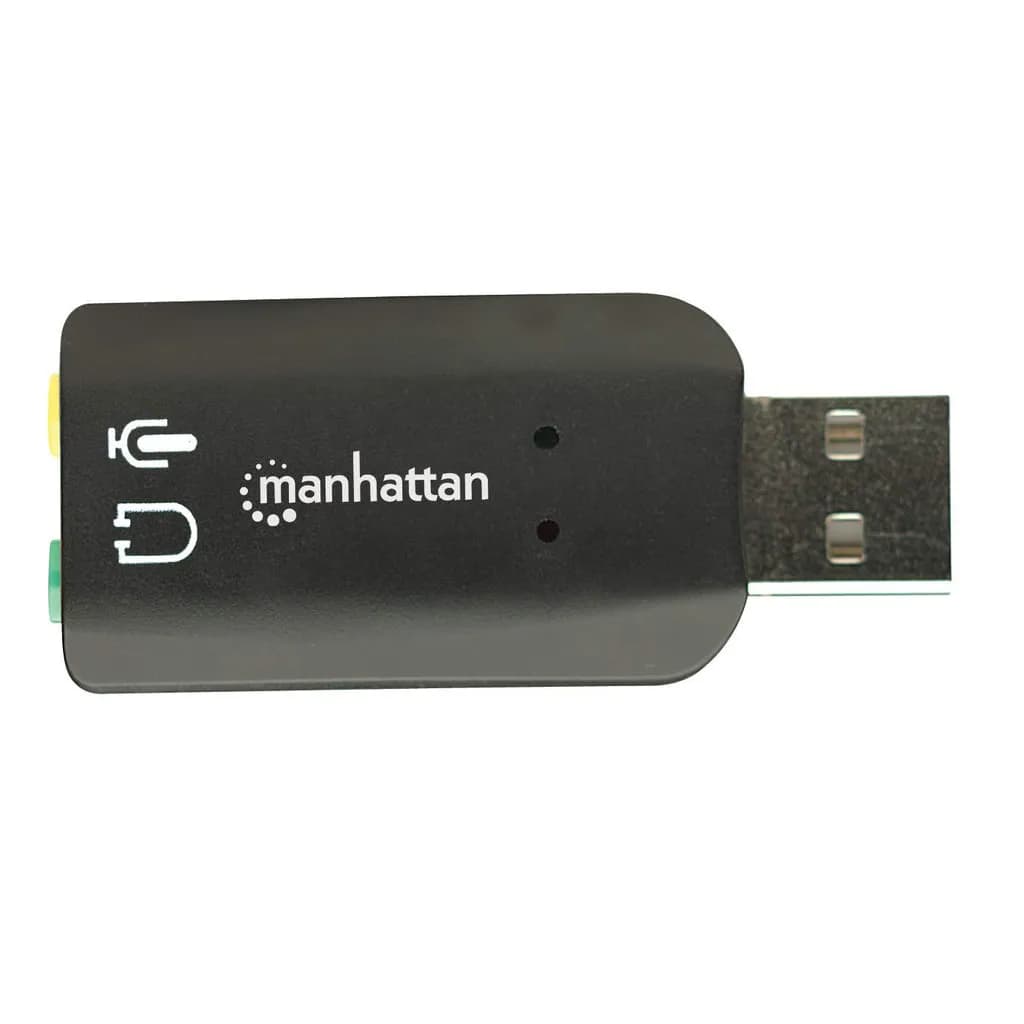 Manhattan Adaptador de Audio 3-D USB de Alta Velocidad 7