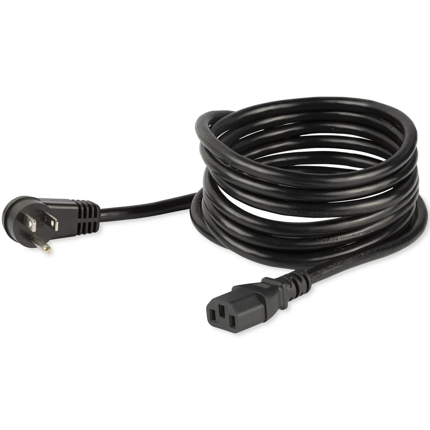 StarTech.com Cable de 3m de Alimentación para Computadora, en Ángulo R 4
