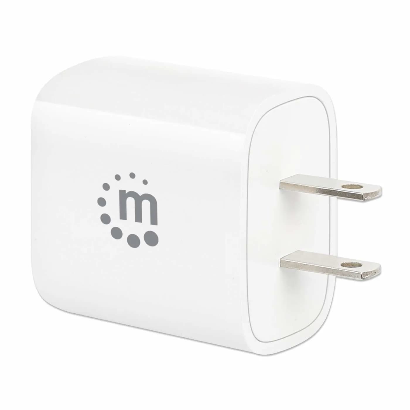 Manhattan 406291 adaptador e inversor de corriente Interior 20 W Blanc 6