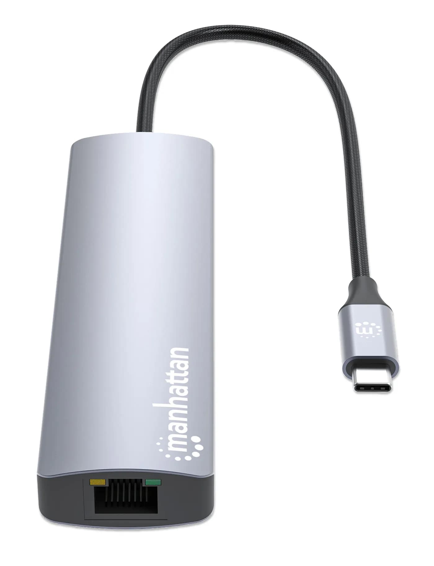 Manhattan Estación Docking USB-C con Hub, 6 en 1 5