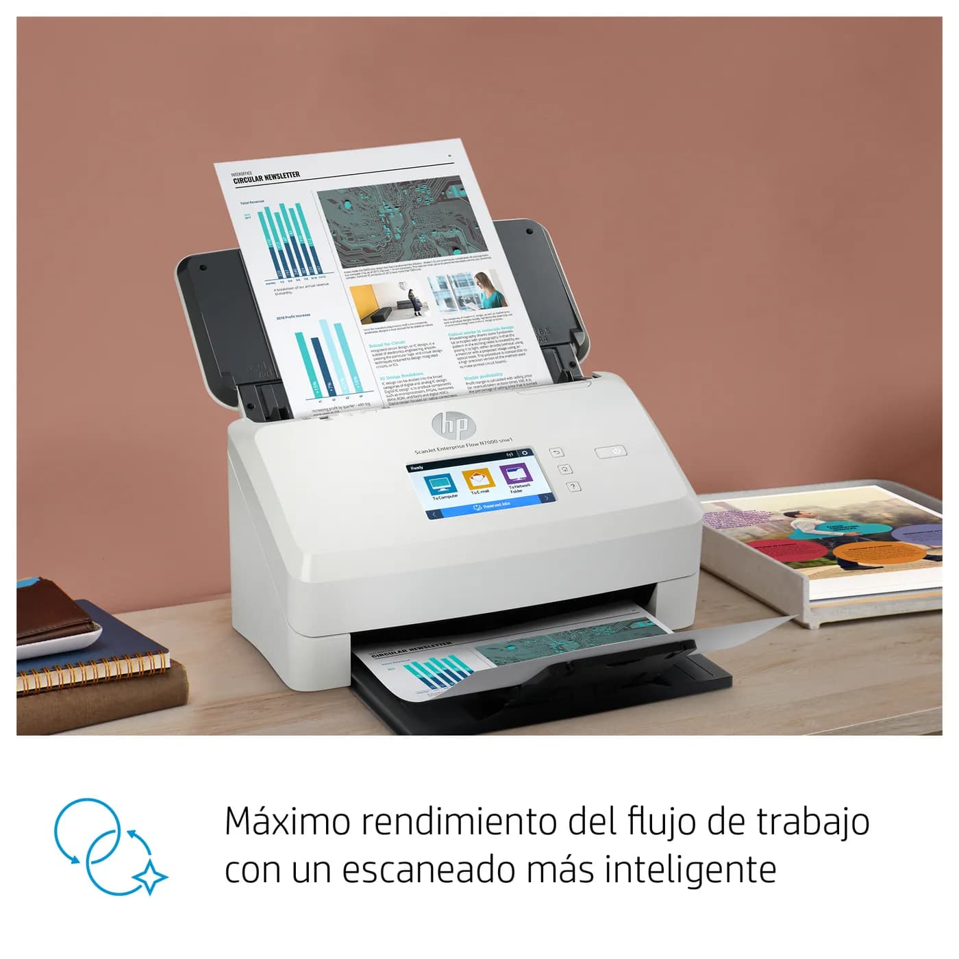HP ScanJet Enterprise Flow N7000 snw1 Escáner alimentado con hojas 600 7