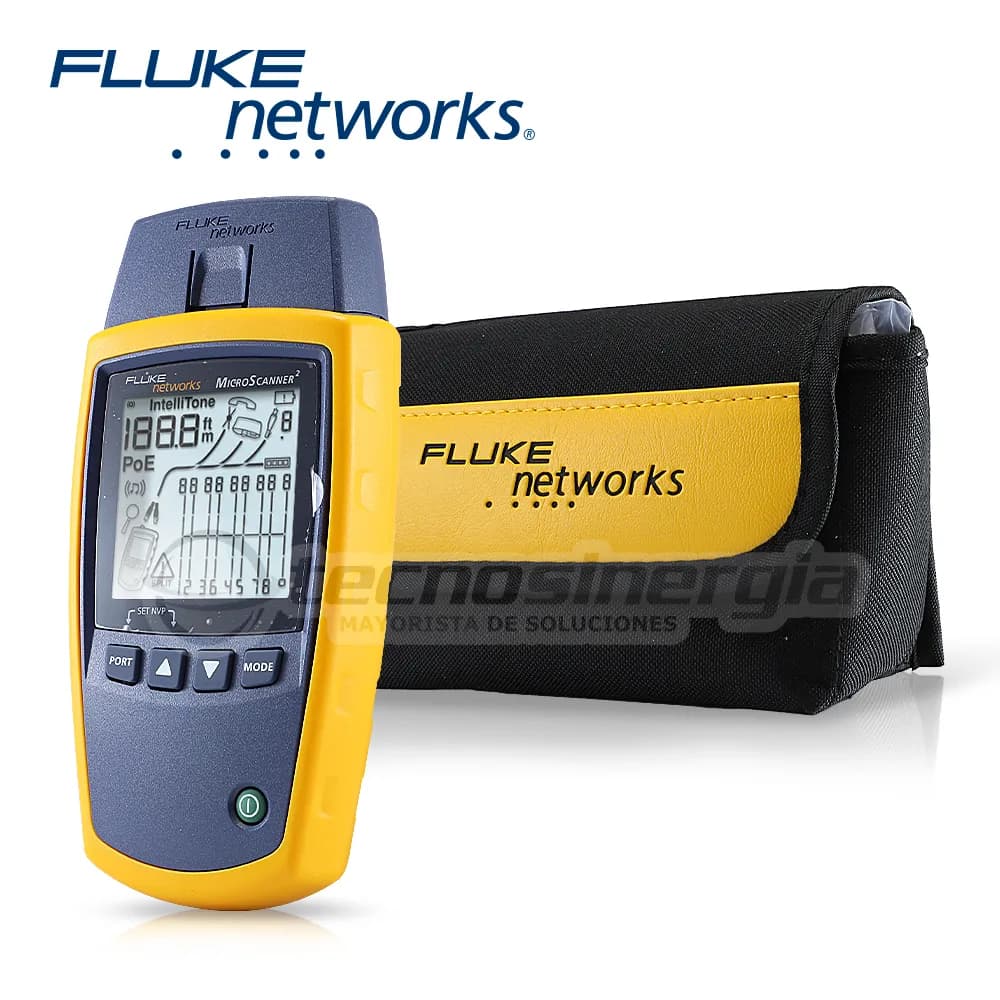 TESTER DE RED MICROSCANNER 2 FLUKE NETWORKS MS2-100 PARA COMPROBACION  6