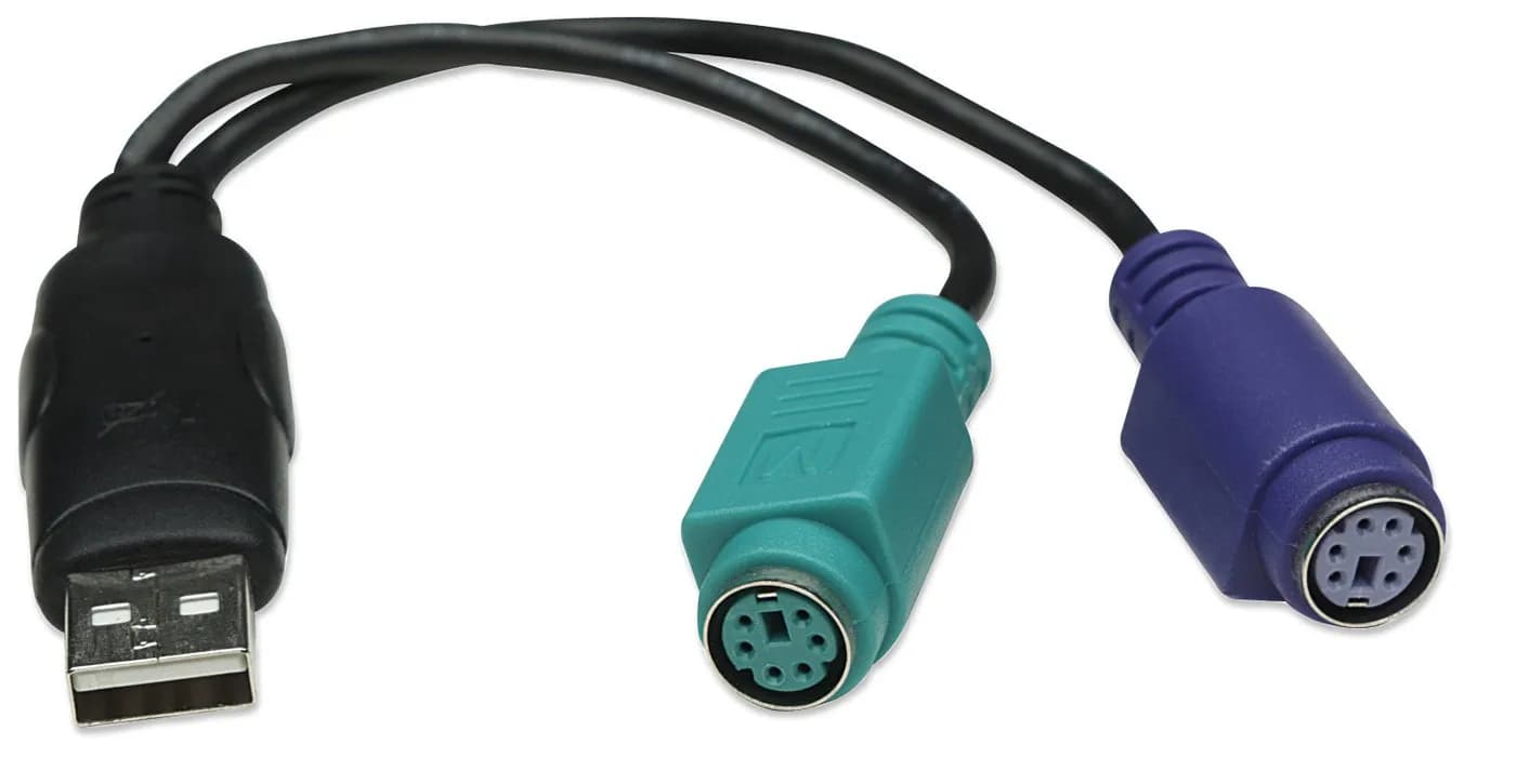 Manhattan Convertidor PS/2 a USB 3