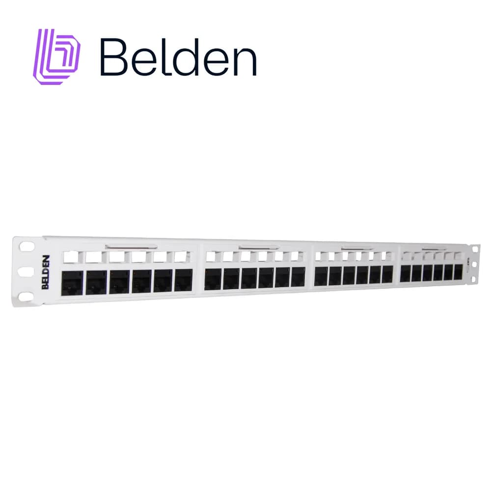 PATCH PANEL, REVCONNECT CAT6 BELDEN RV6PPF1U24WH 24 PUERTOS RJ45 (PREC 2