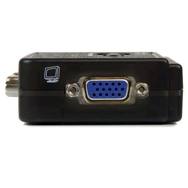StarTech.com Juego de Conmutador KVM de 2 puertos con todo incluido -  4