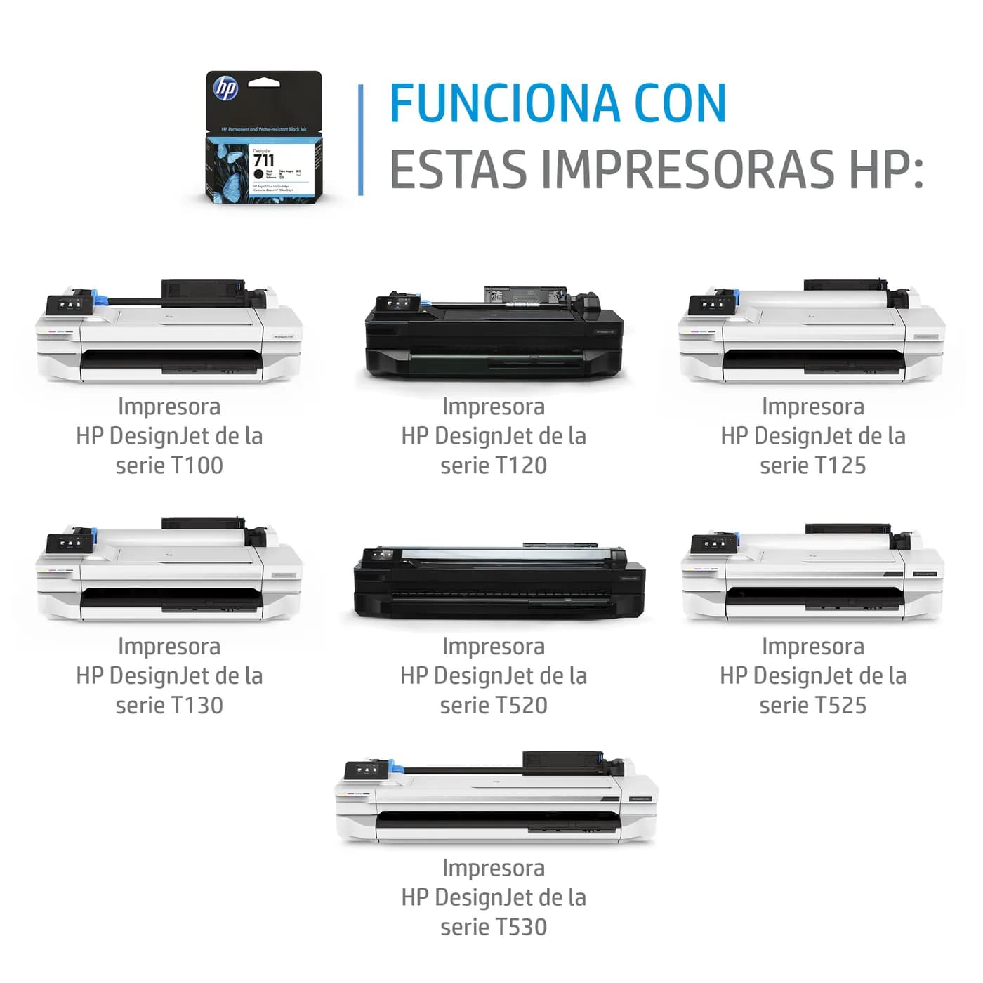 TINTA HP CZ132A 711 AMARILLO 2
