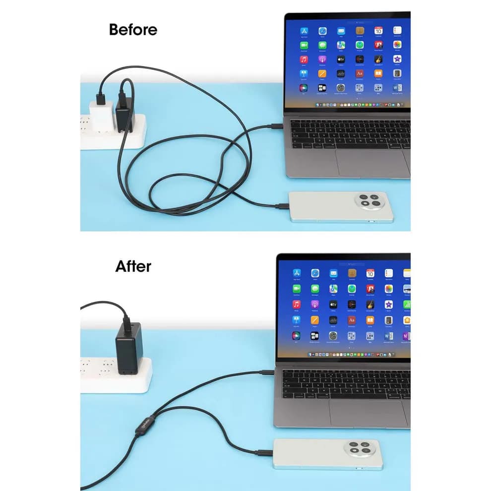 Manhattan 355810 cable USB 2 m USB C 2 x USB C 100 W Negro 5