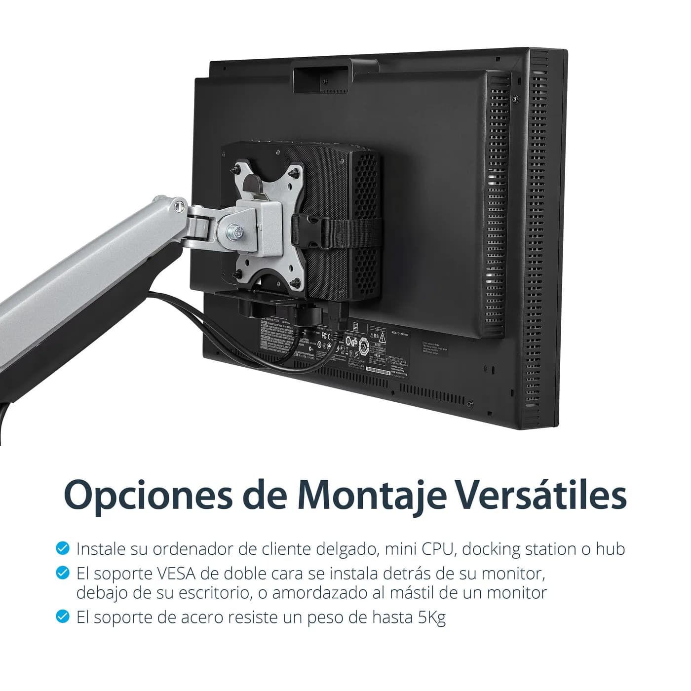 StarTech.com Soporte de Montaje VESA para Clientes Delgados - Gabinete 14