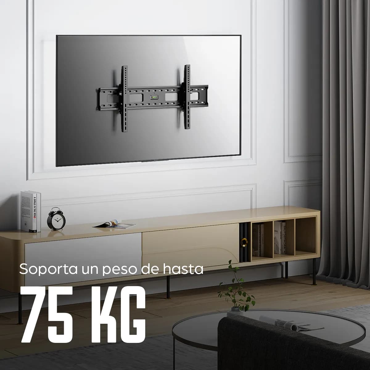 Manhattan Soporte para TV, de pared, con inclinación, pantallas planas 6
