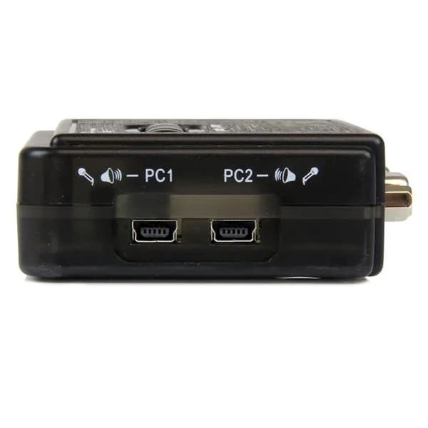 StarTech.com Juego de Conmutador KVM de 2 puertos con todo incluido -  2