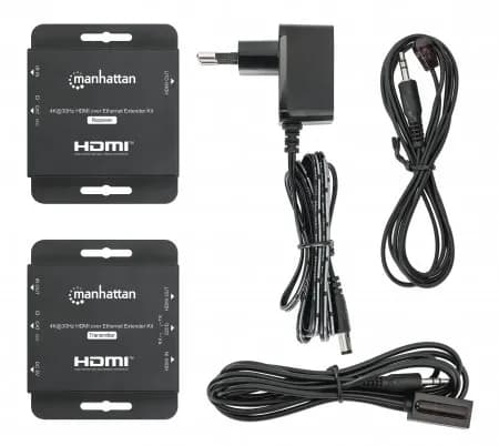 Manhattan Kit extensor de HDMI sobre Ethernet 4K@30Hz 5
