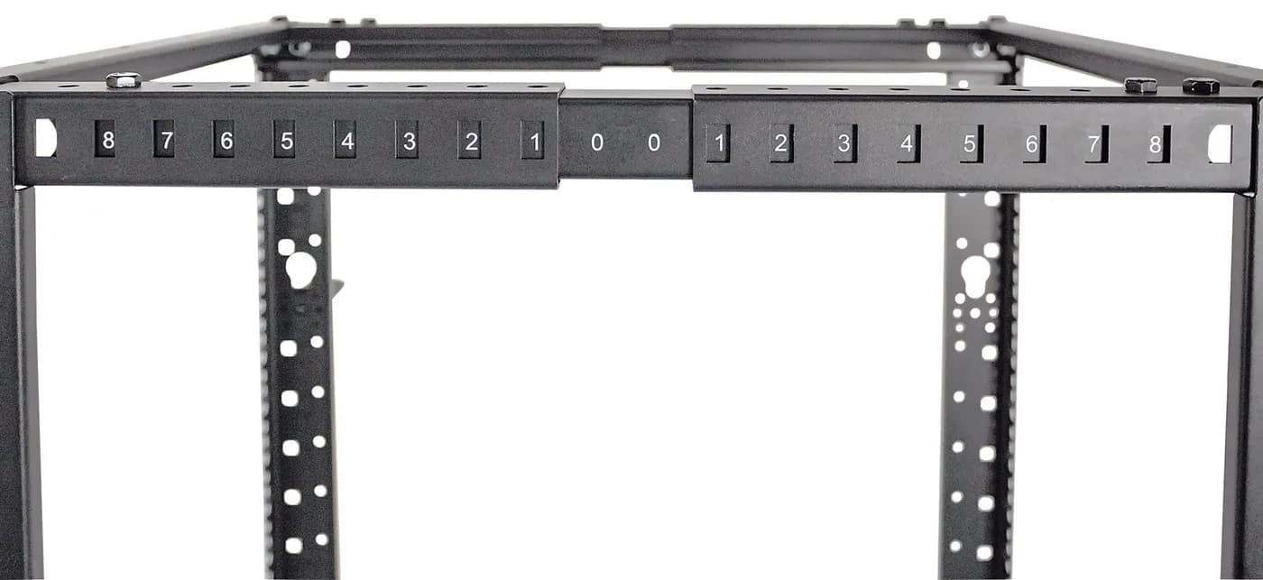 Intellinet 714242 armario rack 26U Rack o bastidor independiente Negro 6