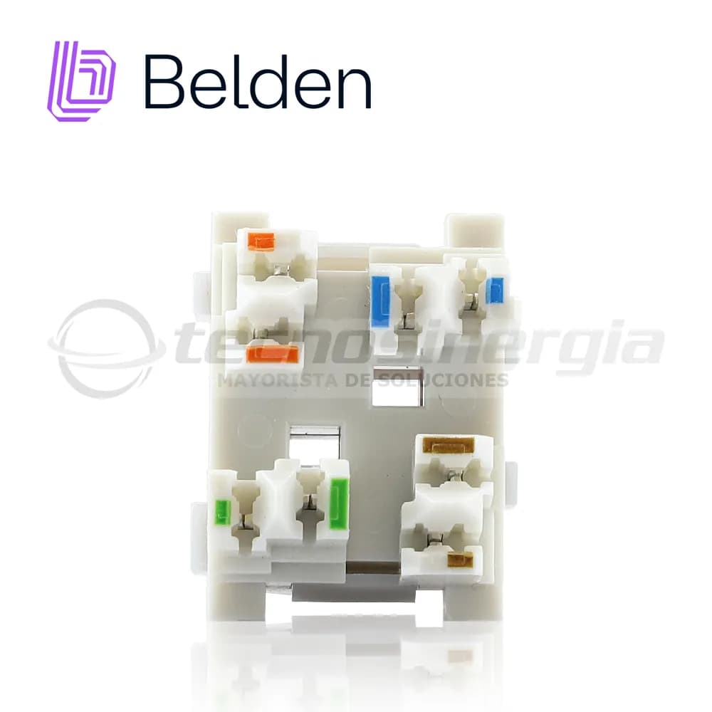 BLOQUE DE CONEXION 4 PARES BELDEN AX104139 CAT 6A 10GX TERMINACION 568 2