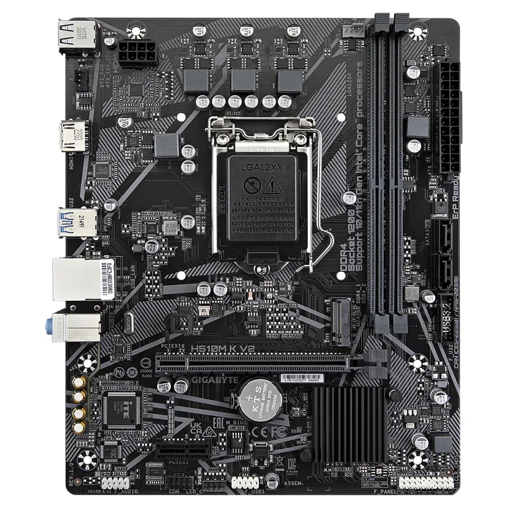 GIGABYTE H510M K V2 placa base Intel H470 Express LGA 1200 (Socket H5) 2