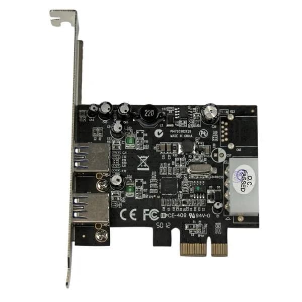 StarTech.com Adaptador Tarjeta Controladora PCI Express PCI-E 2 Puerto 2