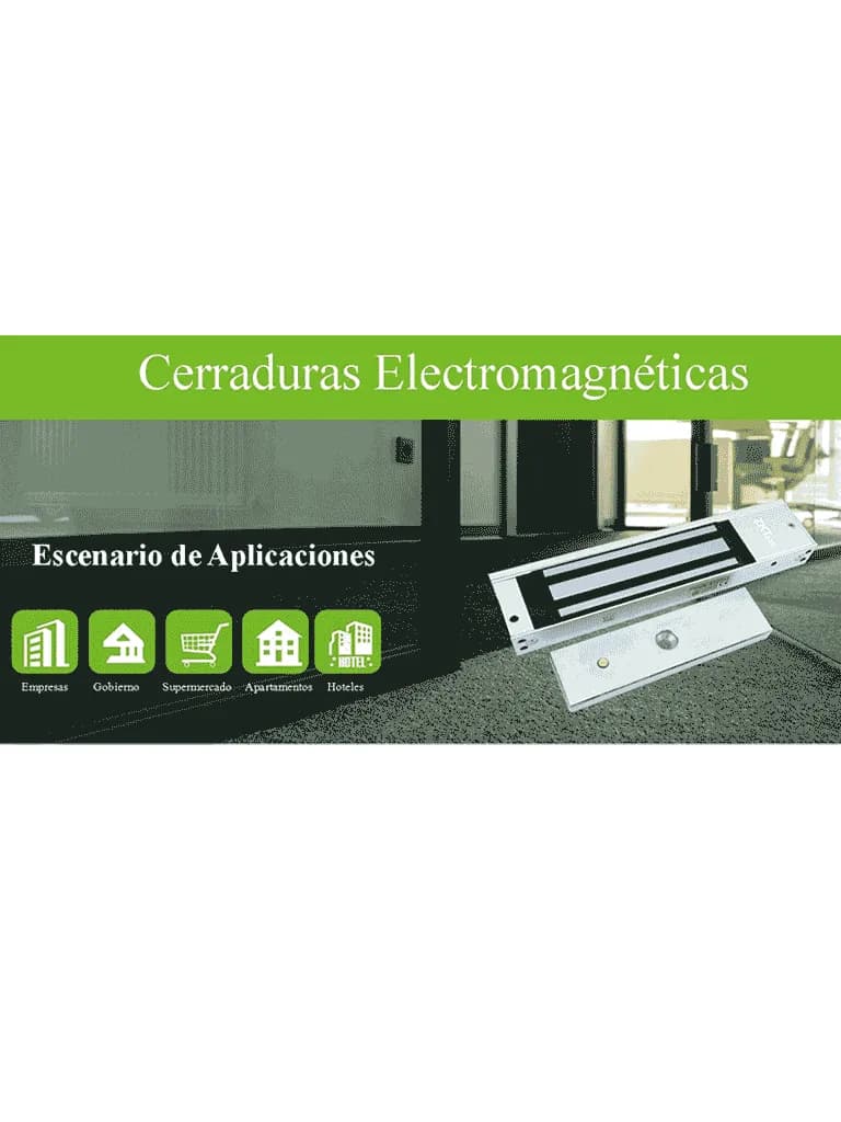 ZKTECO LMB120SU - Paquete de contrachapa magnética de 120 Kg incluye s 3