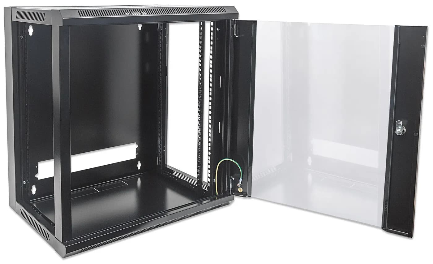 Intellinet 711869 armario rack 12U Bastidor de pared Negro 7
