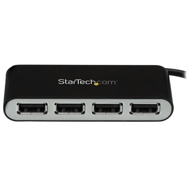 StarTech.com Concentrador USB 2.0 de 4 Puertos con Cable Integrado - H 3