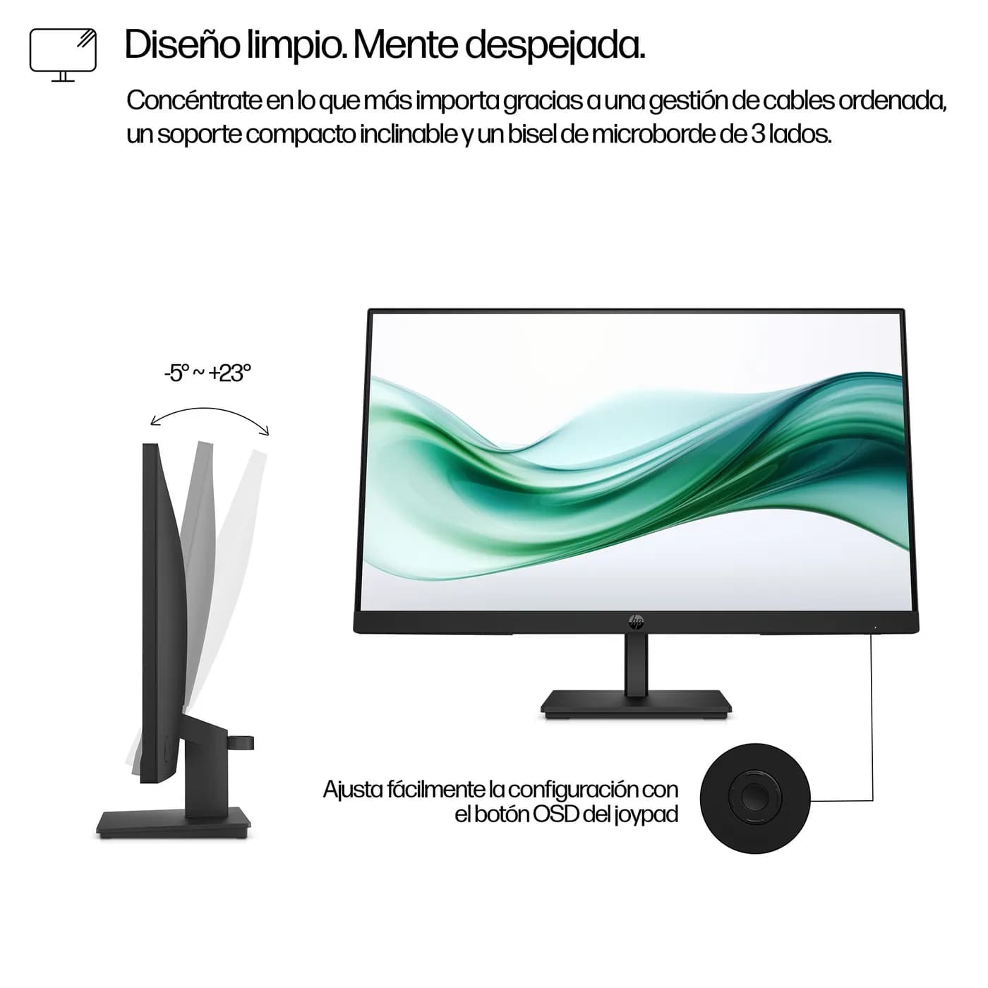 HP Series 3 Pro Monitor FHD de la serie 3 Pro de 23,8" - 324pv 7