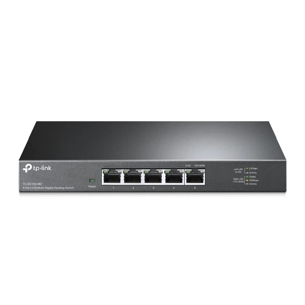 Switch / 5 Puertos / 2.5 Gbps / No Administrable / Escritorio / 25 Gbp 2