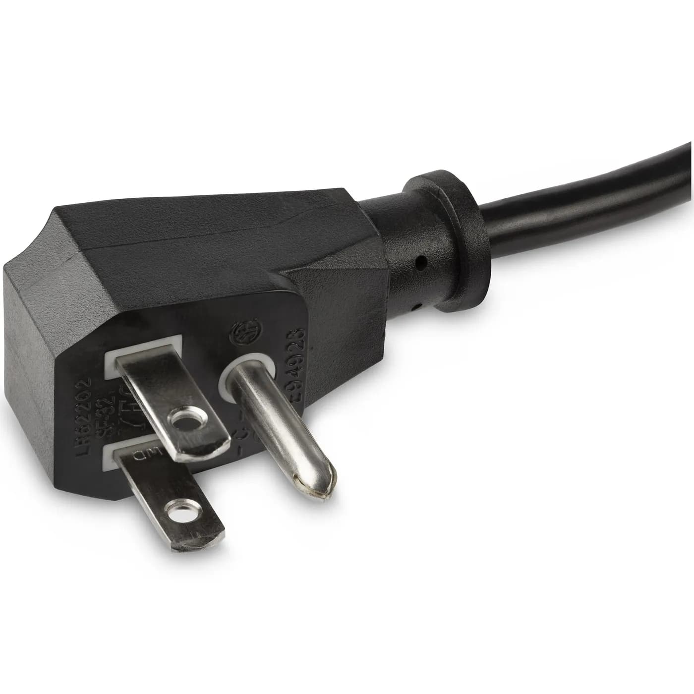 StarTech.com Cable 0.45m de Extensión de Alimentación Plano NEMA 5-15P 3