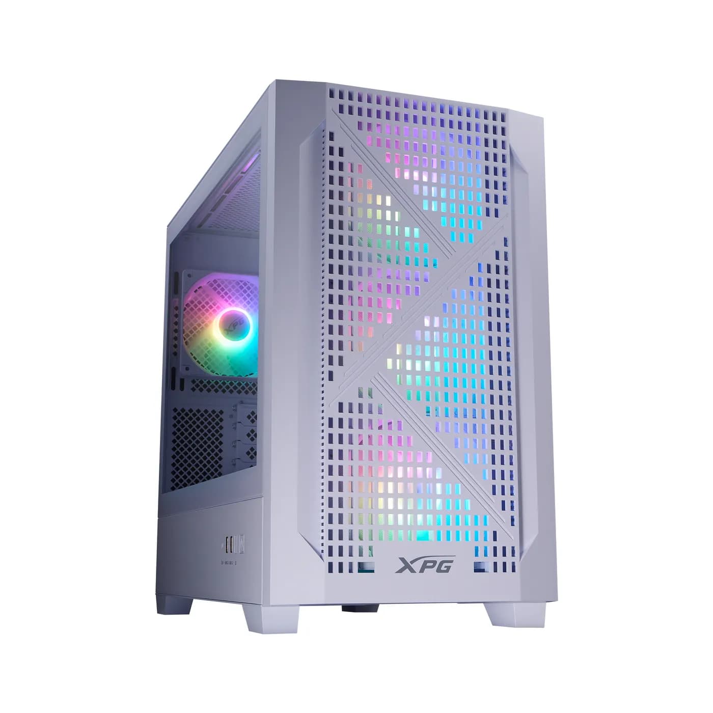 GABINETE GAMER XPG LANDER 300 MID TOW BLANCO (LANDER300MAA-WHCWW) 2
