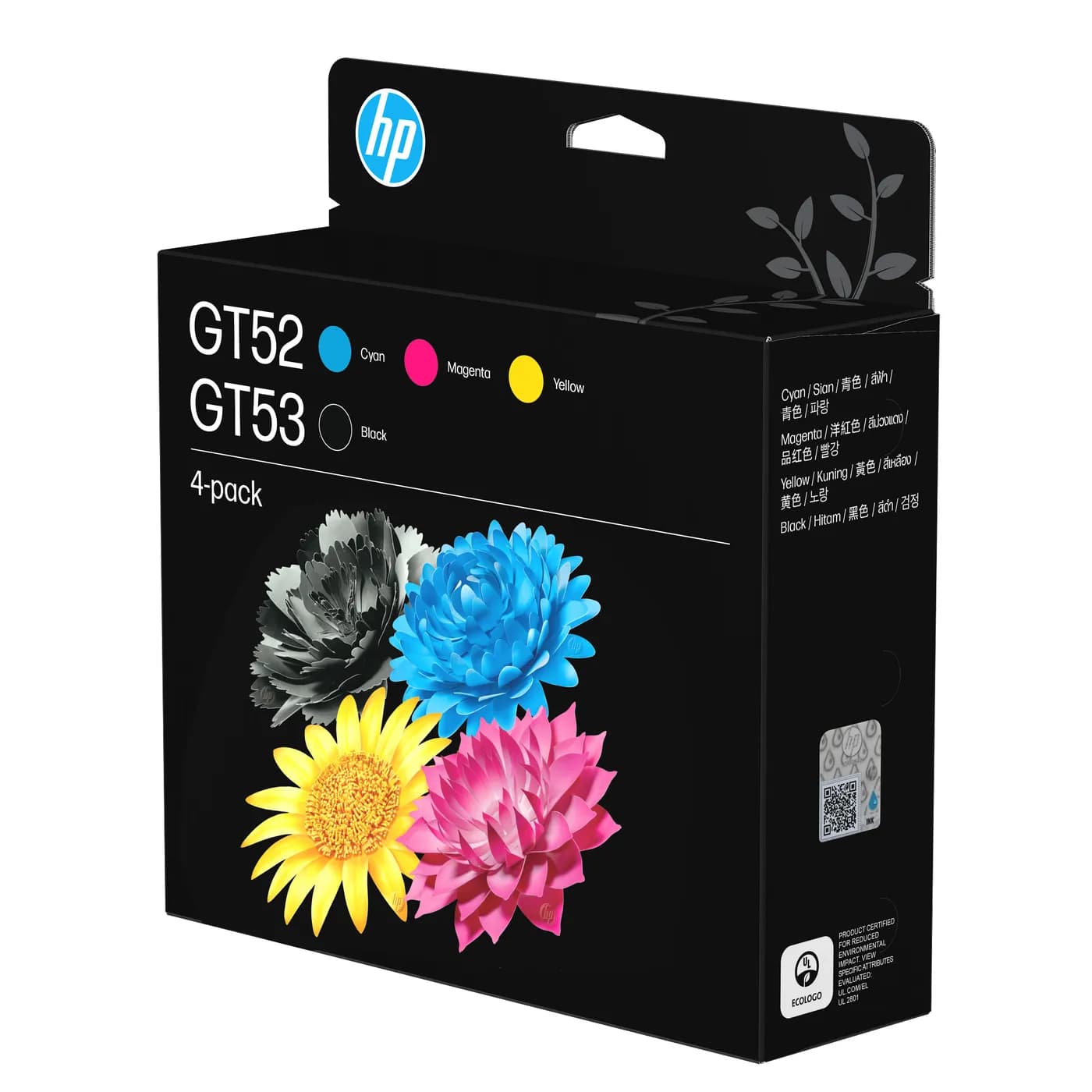 COMBO HP TINTA BOTE 4-PACK HP GT53/52 11