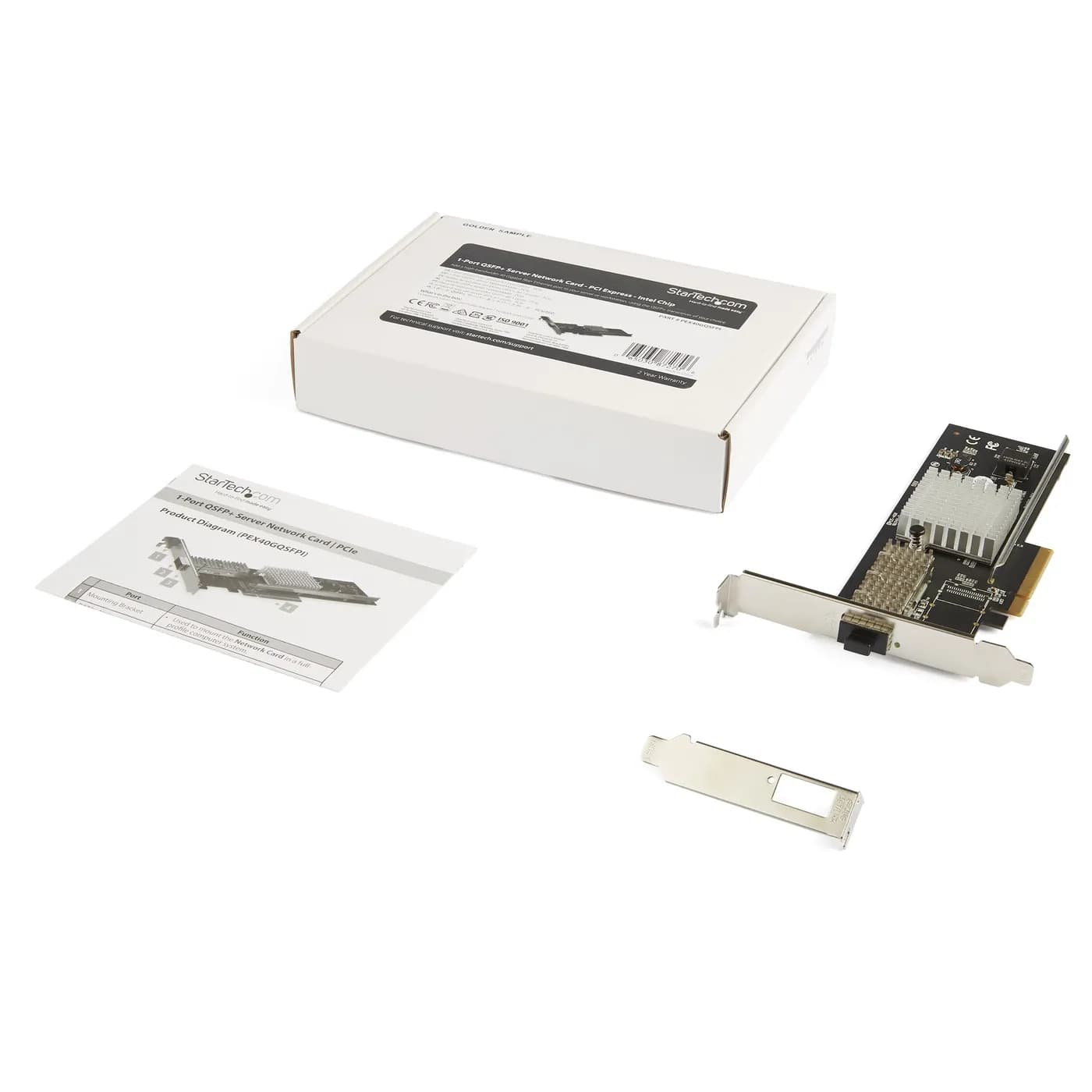 StarTech.com Tarjeta de Red QSFP+ 40G 1 Puerto - Adaptador Convergente 5