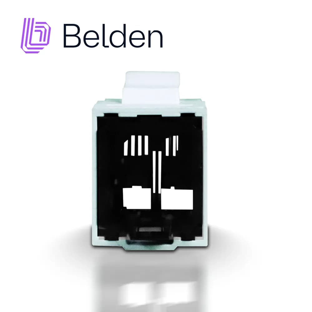CONECTOR MODULAR JACK CAT6+ RJ45 BELDEN RV6MJKUEW-S1 / REVCONNECT / IN 4