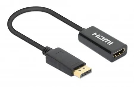 Manhattan 153713 adaptador de cable de vídeo 0.15 m DisplayPort HDMI N 2