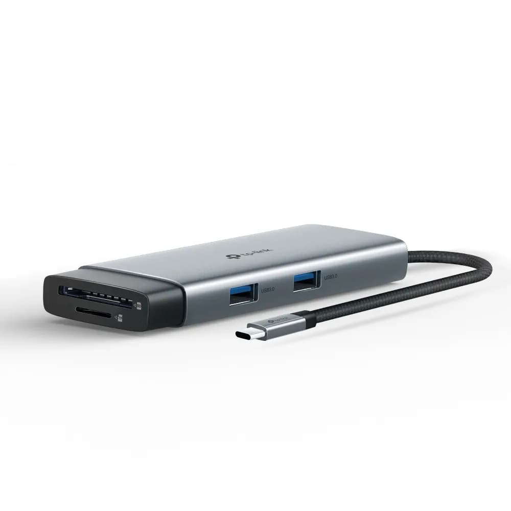 TP-Link UH7021C nodo concentrador USB Tipo C 5000 Mbit/s Aluminio, Neg 2