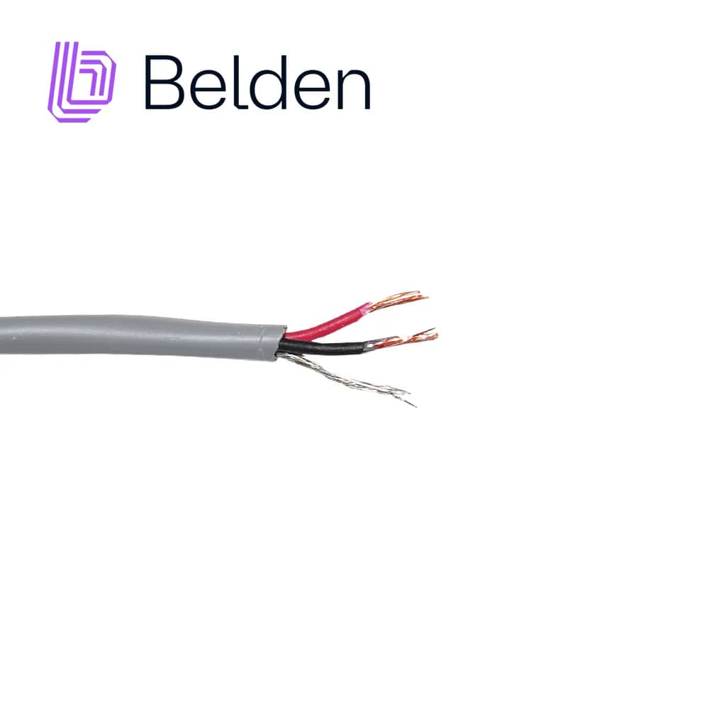 CABLE DE SEGURIDAD Y SONIDO BELDEN 5500FE 0081000 / INTERIOR / GRIS /  2