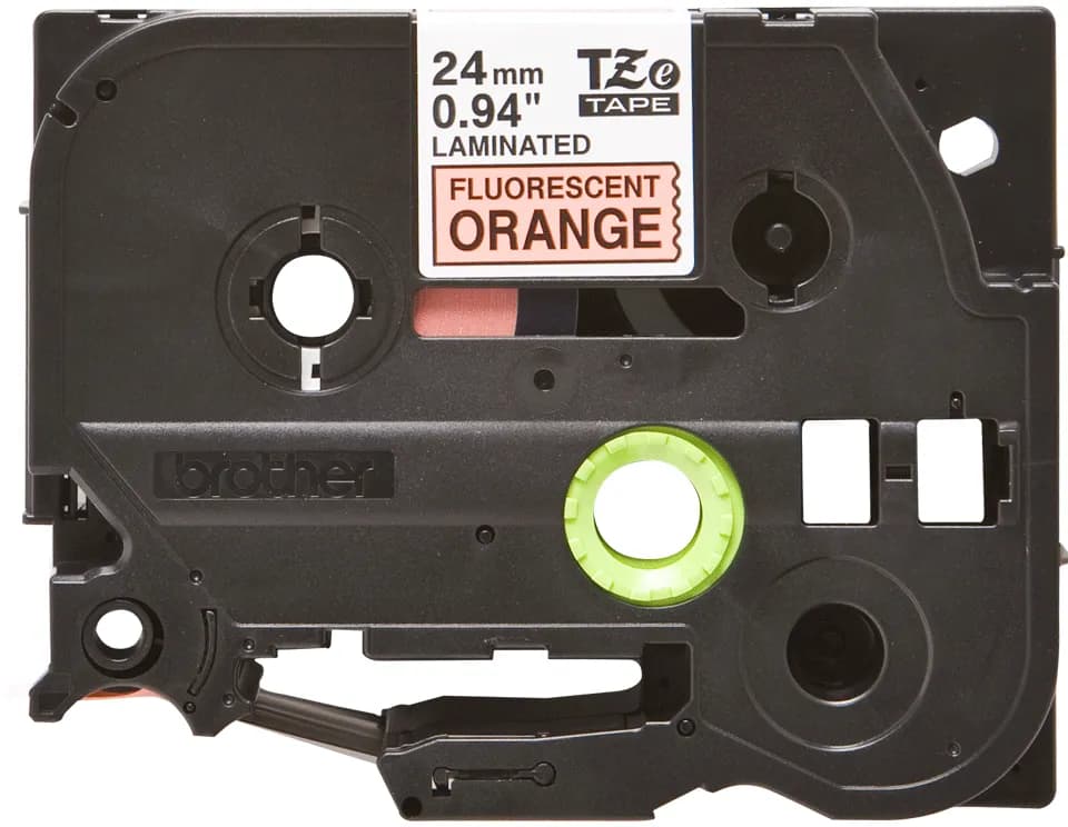 Brother TZE-B51 cinta para impresora de etiquetas Negro sobre naranja  2