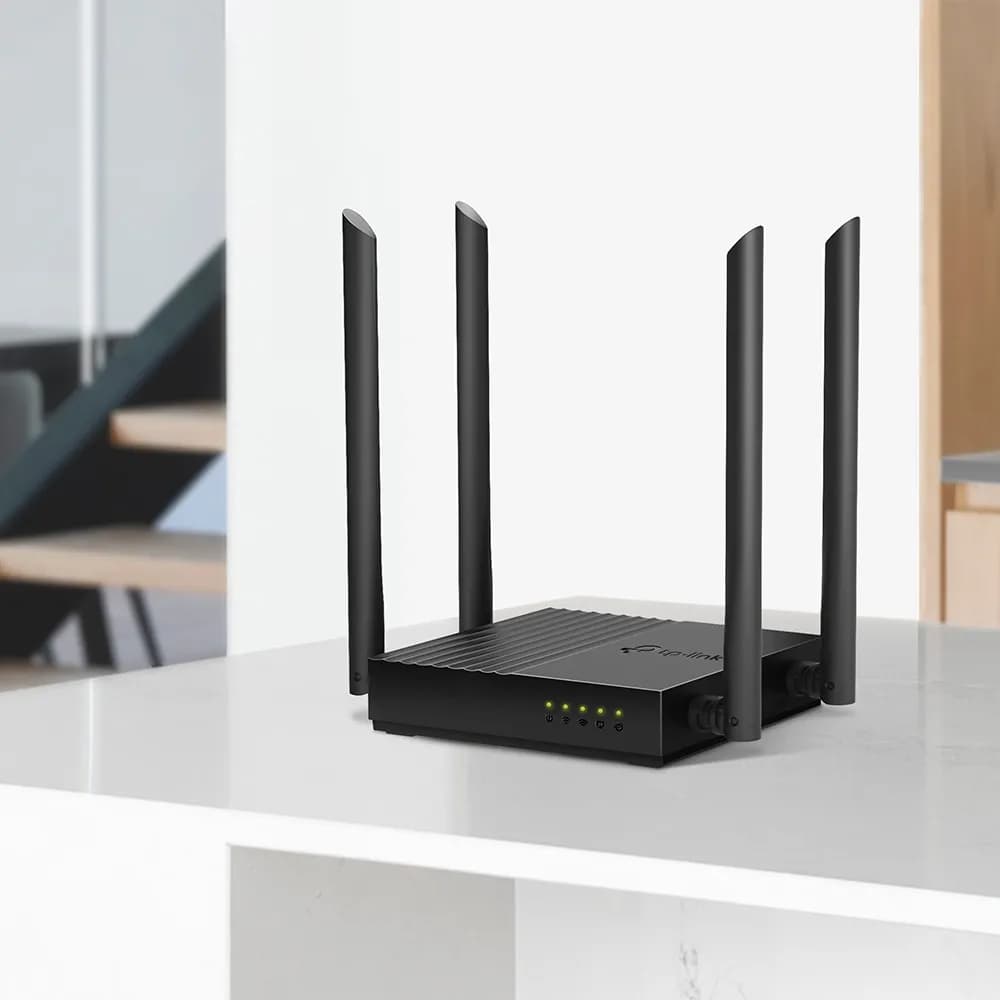 ROUTER INALAMBRICO TP-LINK ARCHER C64  AC1200 DUAL BAND/400MBPS 2.4GHZ 5