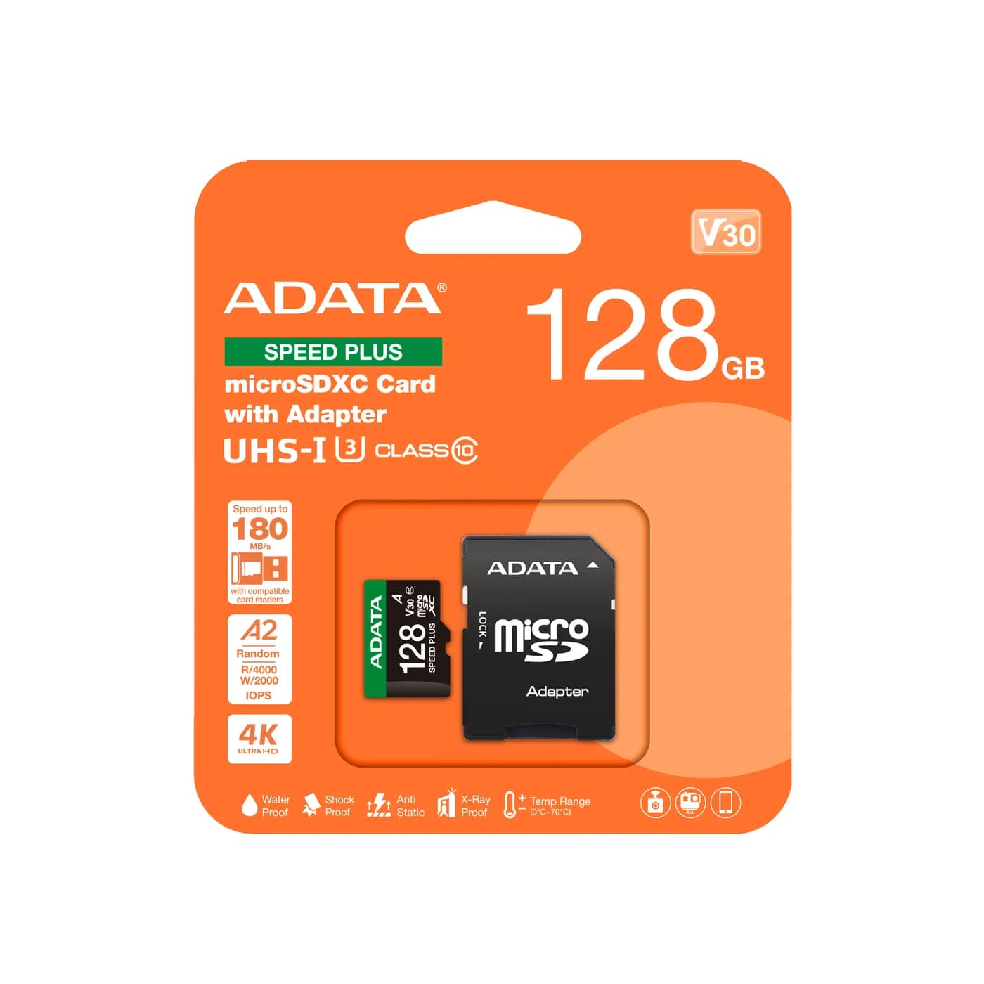 ADATA Speed Plus 128 GB MicroSDXC Clase 10 9