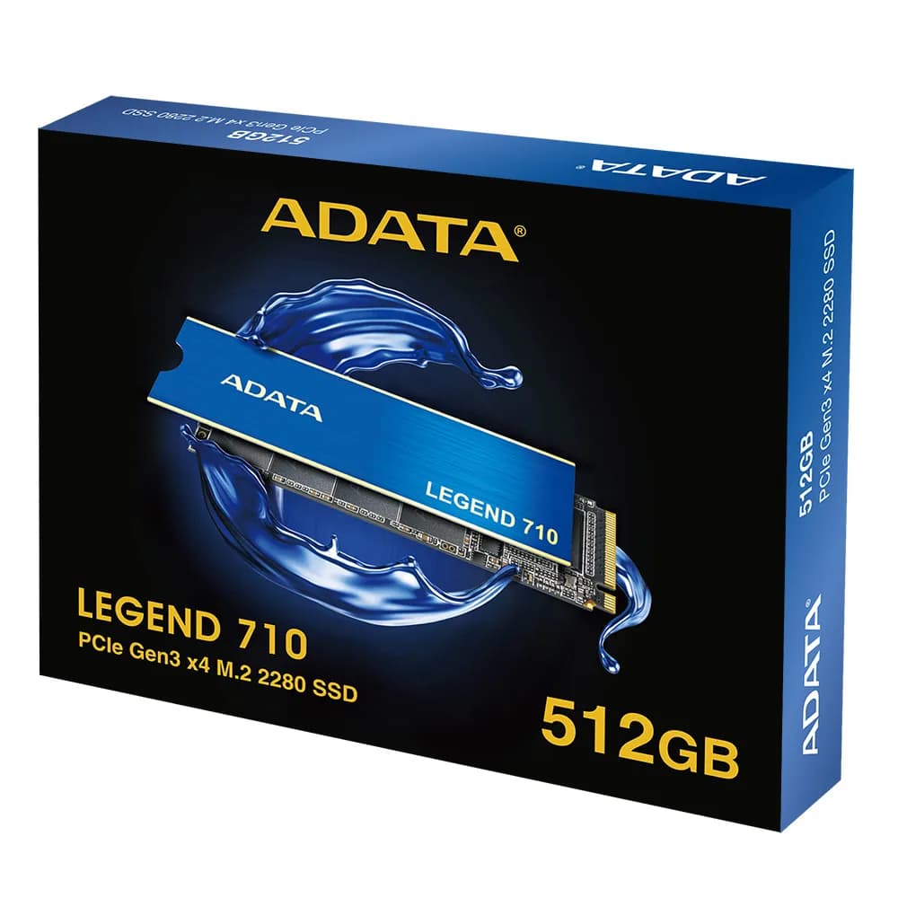 ADATA LEGEND 710 512 GB M.2 PCI Express 3.0 NVMe 3D NAND 8