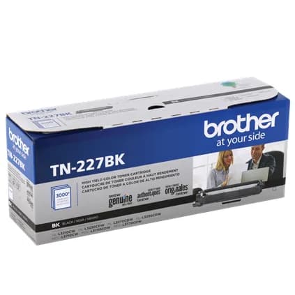 Brother TN-227BK cartucho de tóner 1 pieza(s) Original Negro 7
