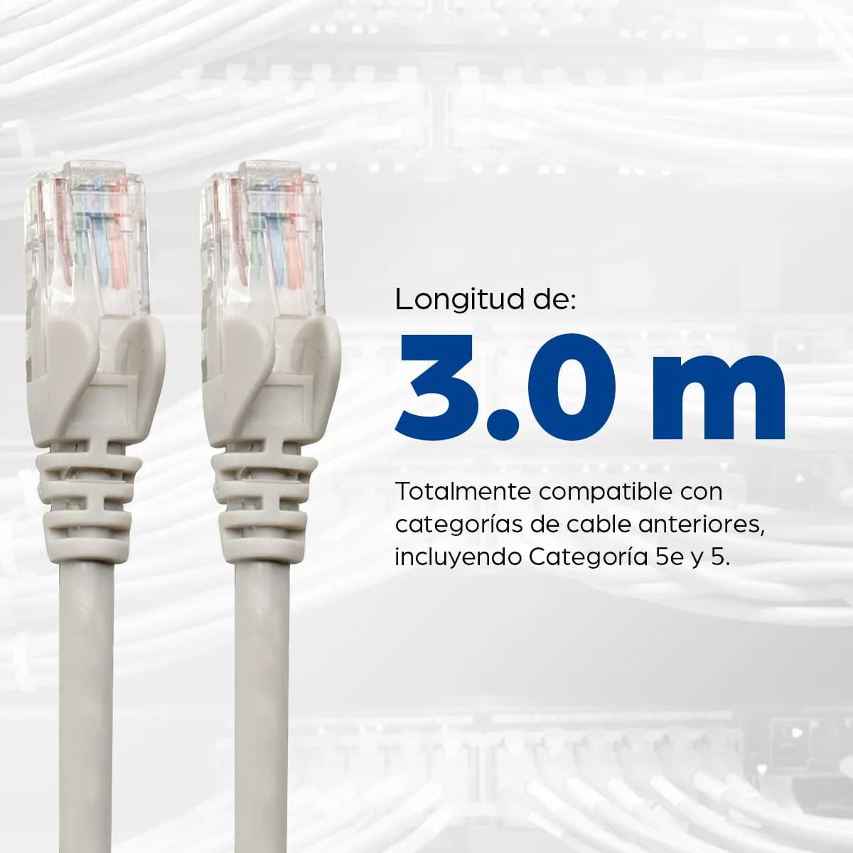 Intellinet Cable de red Cat6, UTP 5