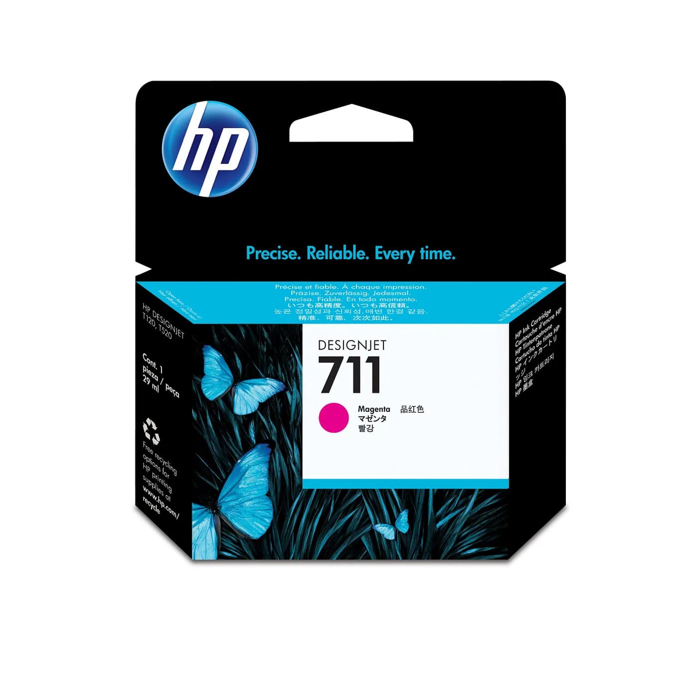 TINTA HP CZ131A 711 MAGENTA 3