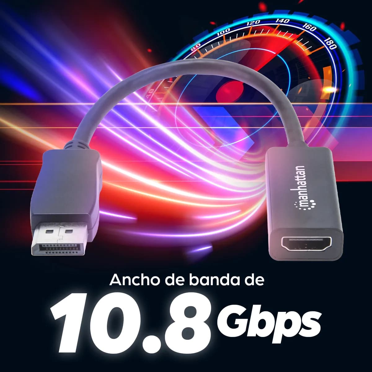 Manhattan Adaptador Pasivo DisplayPort a HDMI 7