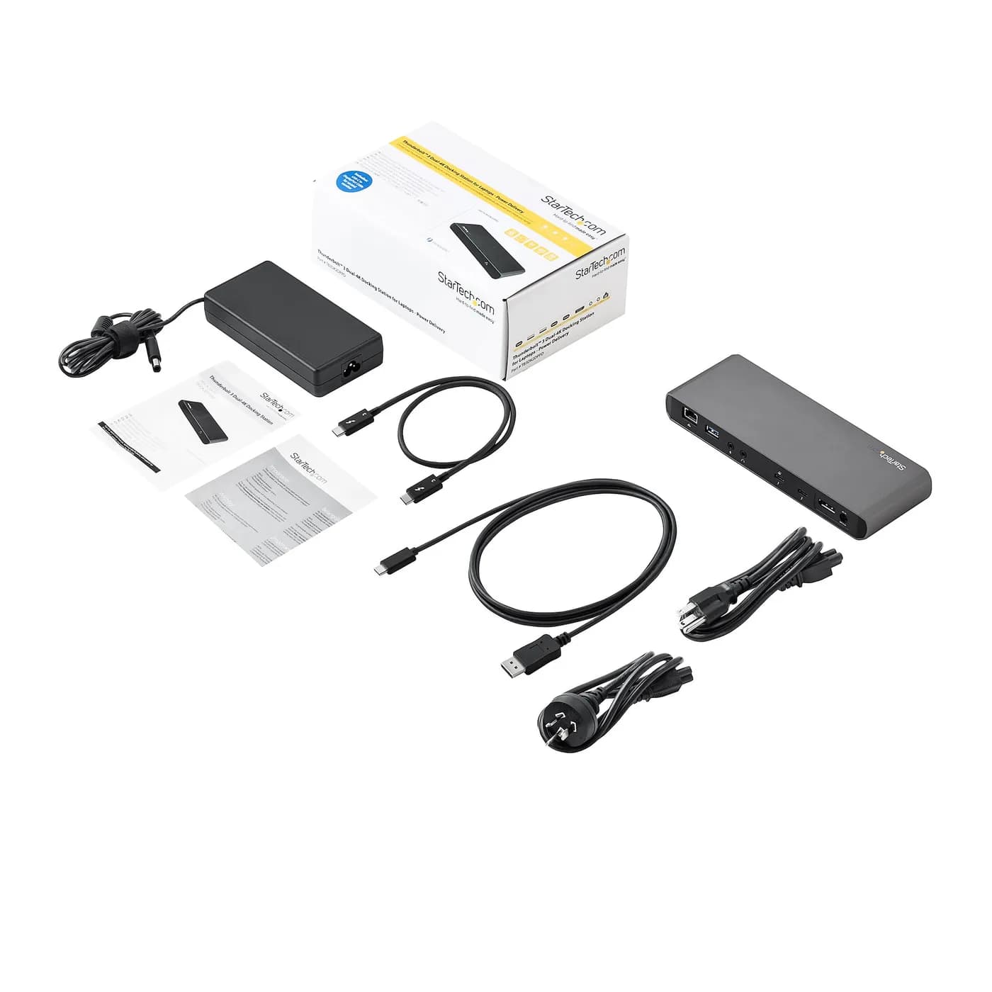 StarTech.com Docking Station Thunderbolt 3 para Laptop y 2 Monitores 4 4