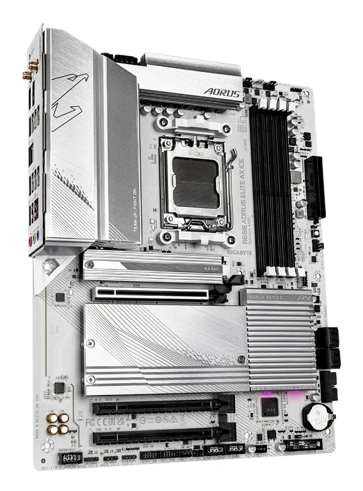 GIGABYTE B650 AORUS ELITE AX ICE placa base AMD B650 Enchufe AM5 ATX 2