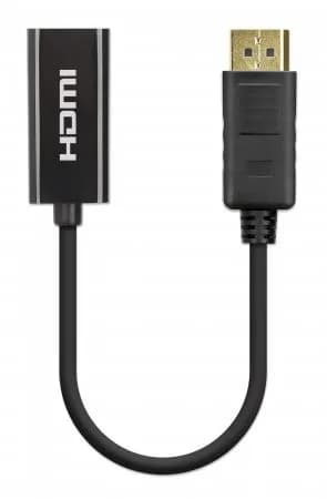Manhattan 153713 adaptador de cable de vídeo 0.15 m DisplayPort HDMI N 4