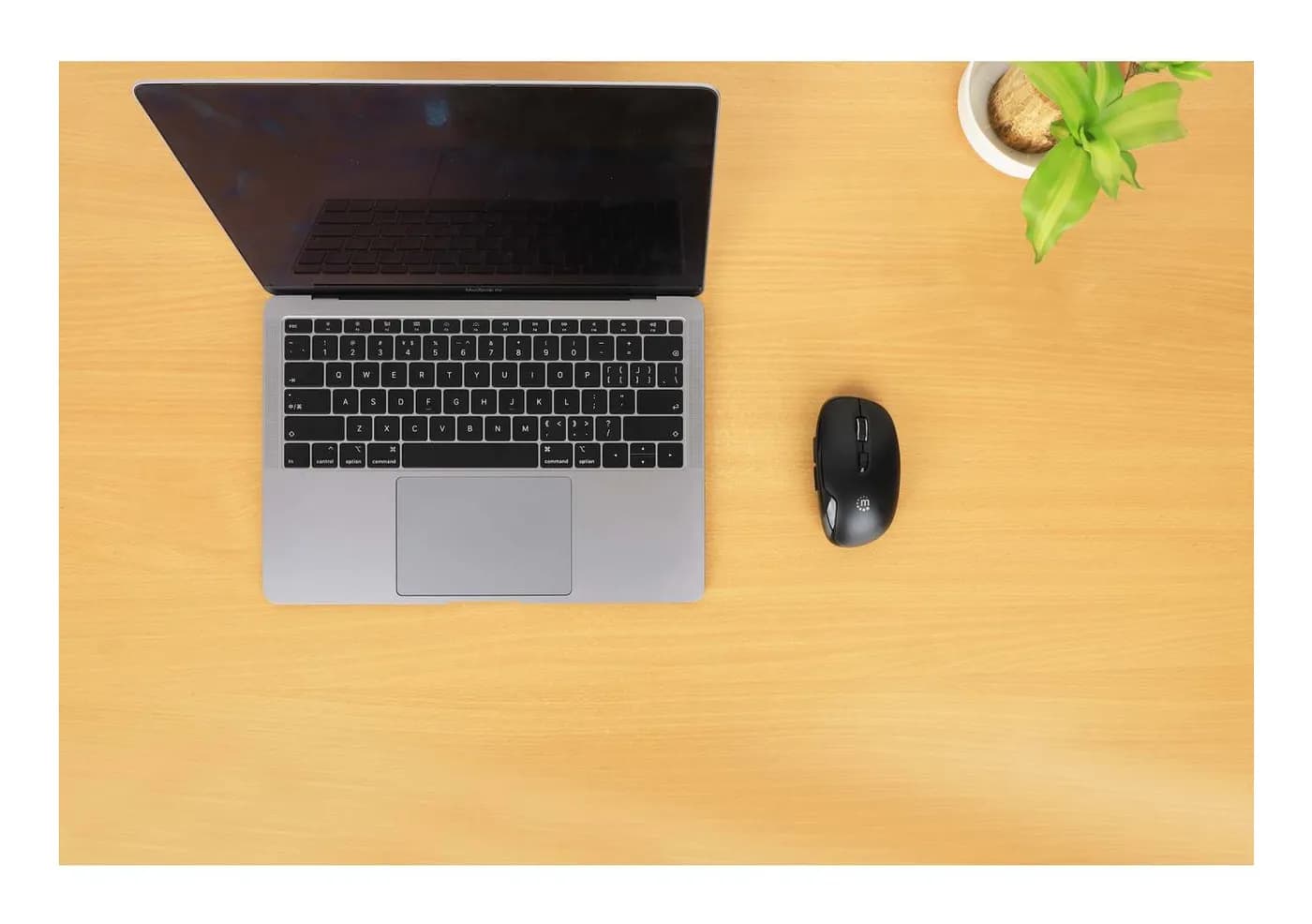 Manhattan Nanorreceptor USB-A, seis botones con rueda de desplazamient 2