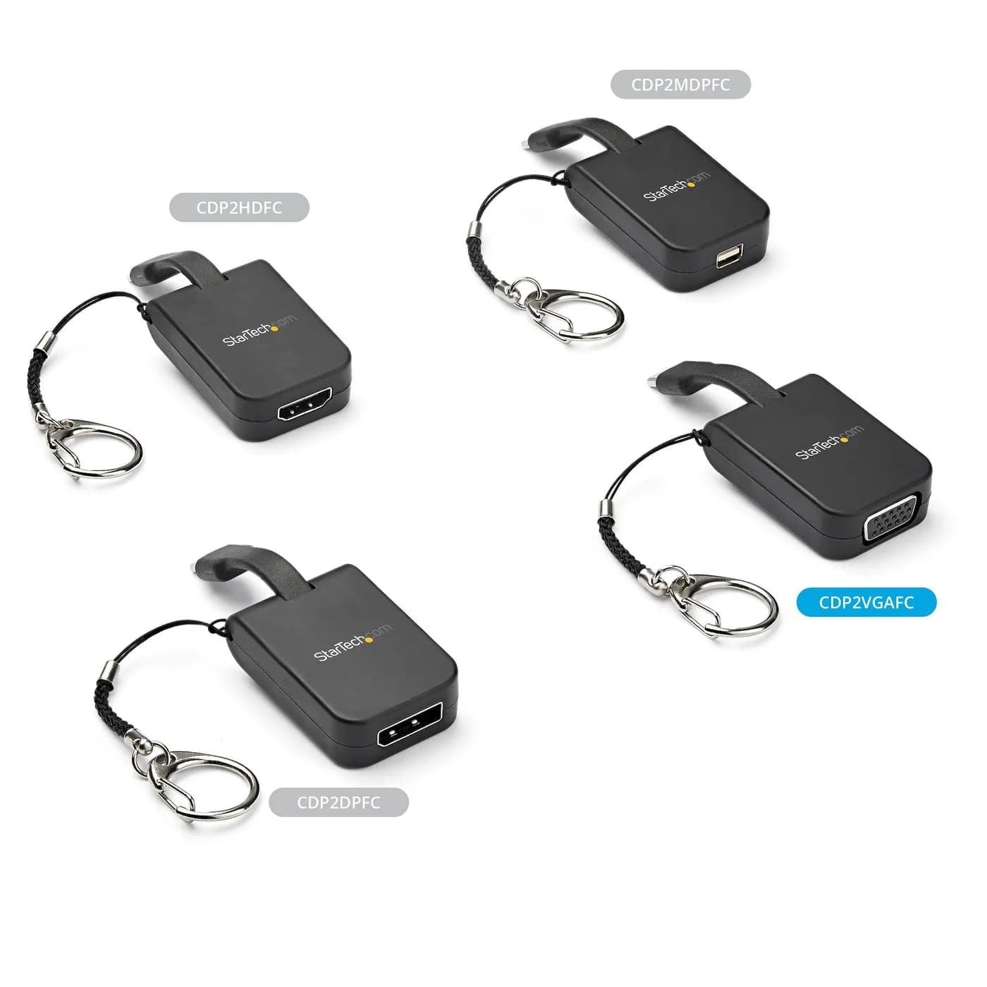 StarTech.com Adaptador de Video Externo USB-C a VGA con Llavero de Eng 6