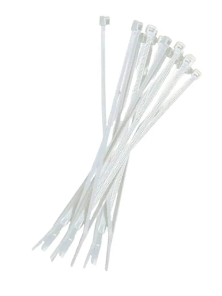 SBE TECH CN48X450 - Cincho sujetacable 4.8x450 mm color blanco, bolsa  4