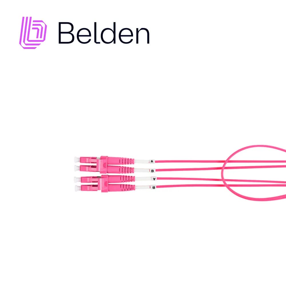 JUMPER DE FIBRA OPTICA BELDEN FP4LDLD006M FORRO PVC COLOR VIOLETA FLAM 3