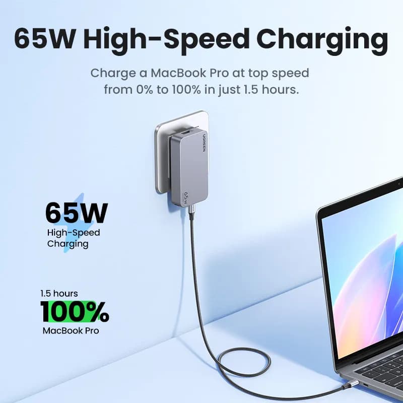 Ugreen Nexode Pro 65W GaN Travel Charger Interior 5