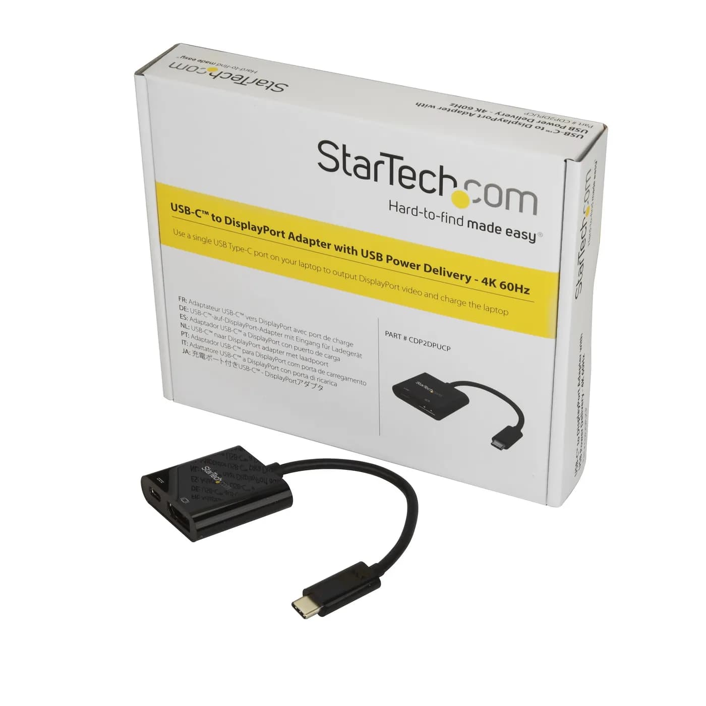 StarTech.com Adaptador USB C a DisplayPort con Entrega de Alimentación 4